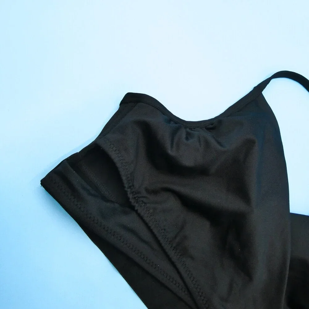 Victorias Secret Large Black Sports Bra‎ Wrap Racerback Ultimate Lightly Lined